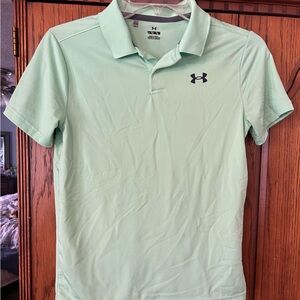 Under Armour Men's Light Mint Green Performance Polo